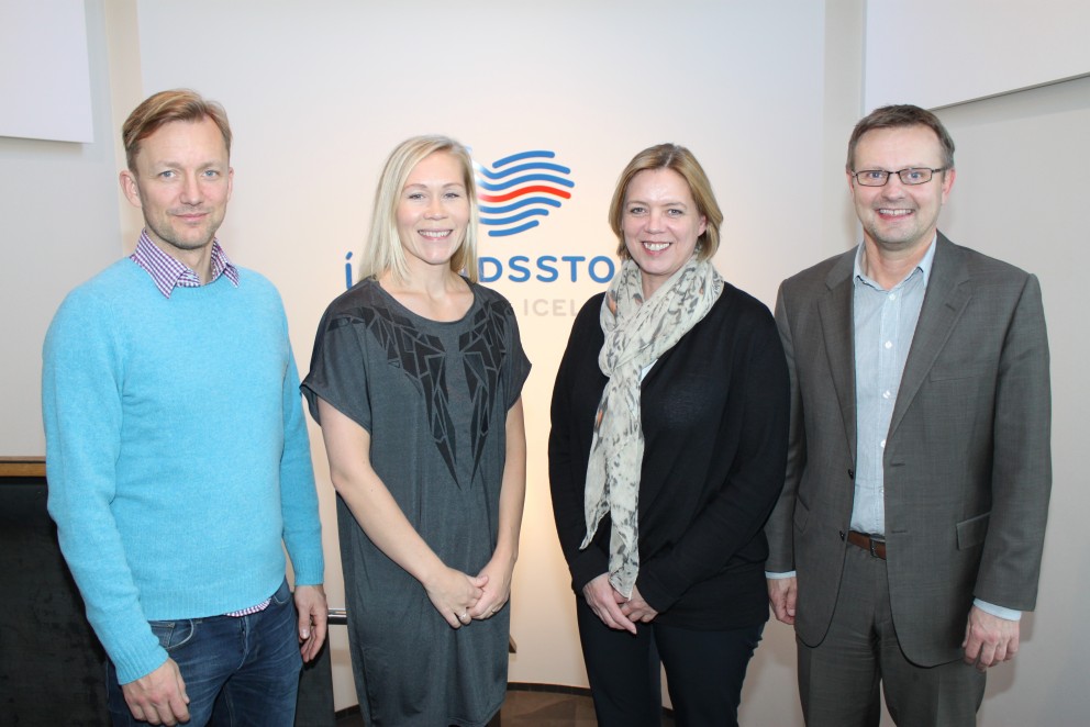 Pétur Blöndal frá Samál, Guðbjörg Hrönn Óskarsdóttir klasastjóri Álklasans, Hallveig Höskuldsdóttir …